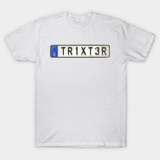 Trixter - License Plate T-Shirt